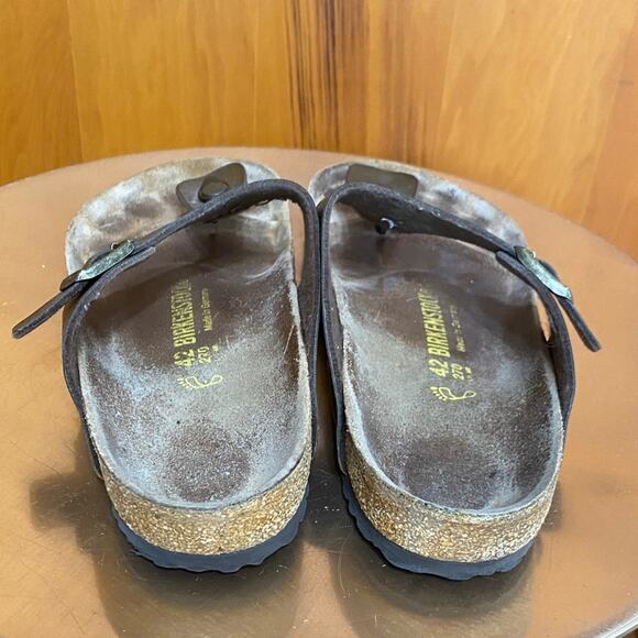 Birkenstock Bronze Leather Sandals Classic 42 270 Excellent condition! Boho Cali main image 10